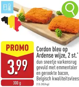 ALDI Cordon bleu op Ardense wijze aanbieding