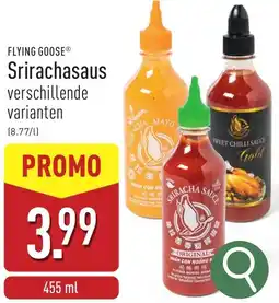ALDI Flying Goose Srirachasaus aanbieding