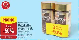 ALDI Nescafé Gold Oploskoffie dessert aanbieding