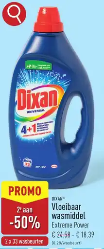 ALDI Dixan Vloeibaar wasmiddel aanbieding