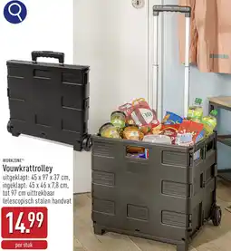 ALDI Workzone Vouwkrattrolley aanbieding