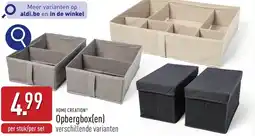 ALDI Home Creation Opbergboxen aanbieding
