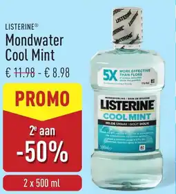 ALDI Listerine Mondwater Cool Mint aanbieding