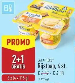 ALDI La Laitière Rijstpap aanbieding