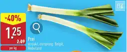 ALDI Prei aanbieding