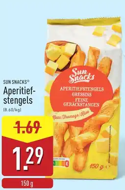 ALDI Sun Snacks Aperitiefstengels aanbieding