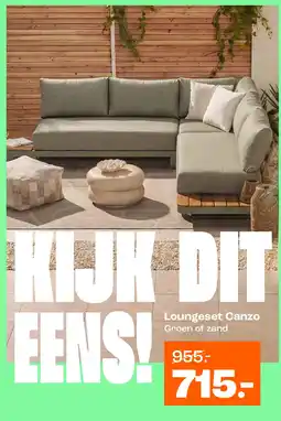 Kwantum Loungeset Canzo aanbieding