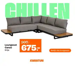 Kwantum Loungeset Canzo aanbieding