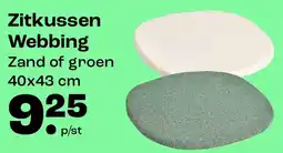 Kwantum Zitkussen Webbing aanbieding