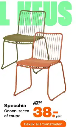 Kwantum Specchia tuinstoelen aanbieding