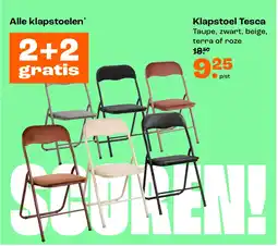 Kwantum Klapstoel Tesca aanbieding