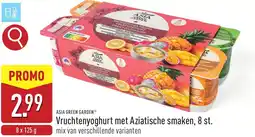 ALDI Asia Green Garden Vruchtenyoghurt met Aziatische smaken aanbieding