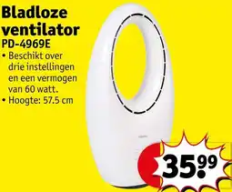 Kruidvat Bladloze ventilator PD-4969E aanbieding