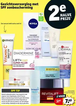 Kruidvat Gezichtsverzorging met SPF zonbescherming aanbieding
