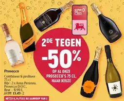 Delhaize Prosecco aanbieding
