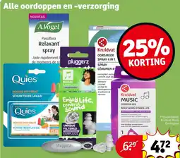 Kruidvat Alle oordoppen en -verzorging aanbieding