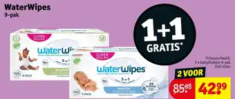 Kruidvat WaterWipes 9-pak aanbieding