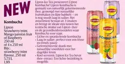 Delhaize Kombucha Lipton aanbieding