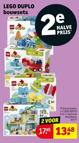 Kruidvat Lego DUPLO bouwsets aanbieding