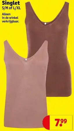 Kruidvat Singlet aanbieding