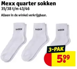 Kruidvat Mexx quarter sokken aanbieding