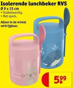Kruidvat Isolerende lunchbeker RVS aanbieding