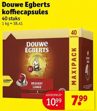 Kruidvat Douwe Egberts koffiecapsules aanbieding