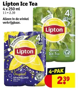 Kruidvat Lipton Ice Tea aanbieding