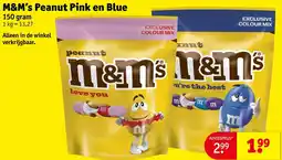 Kruidvat M&M's Peanut Pink en Blue aanbieding