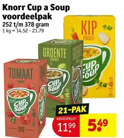 Kruidvat Knorr Cup a Soup voordeelpak aanbieding
