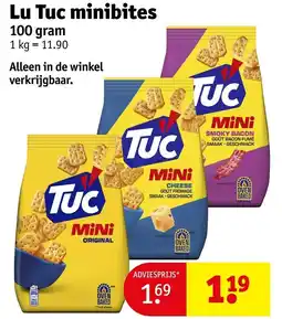 Kruidvat Lu Tuc minibites aanbieding