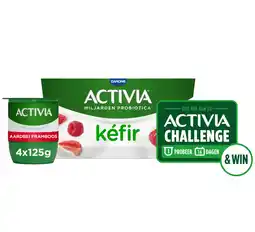 Albert Heijn Activia Kefir aardbei & framboos aanbieding