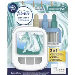 Albert Heijn Ambi Pur Luchtverfrisser fris linnen starterkit aanbieding