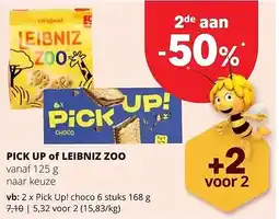 Spar Pick Up! choco 6 stuks 168 g aanbieding