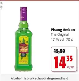 Colruyt Pisang Ambon The Original 17 % vol 70 cl aanbieding
