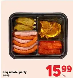Spar bbq schotel party aanbieding
