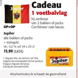 Colruyt Jupiler 5,2 % vol 24 x 25 cl aanbieding