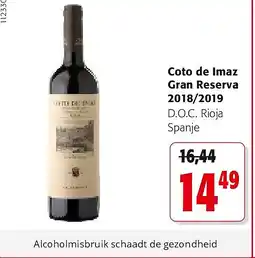 Colruyt Coto de Imaz Gran Reserva 2018/2019 aanbieding