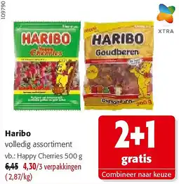 Colruyt Haribo Happy Cherries 500 g aanbieding