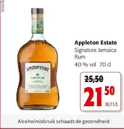 Colruyt Appleton Estate Signature Jamaica Rum 40 % vol 70 cl aanbieding