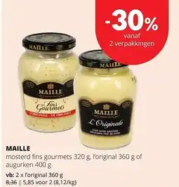 Spar MAILLE l'original 360 g aanbieding