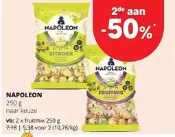 Spar NAPOLEON fruitmix 250 g aanbieding