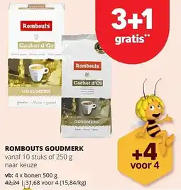 Spar ROMBOUTS GOUDMERK bonen 500 g aanbieding