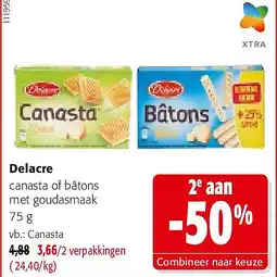 Colruyt Delacre Canasta aanbieding