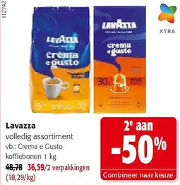 Colruyt Lavazza Crema e Gusto koffiebonen 1 kg aanbieding