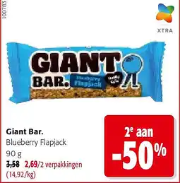 Colruyt Giant Bar. Blueberry Flapjack 90 g aanbieding