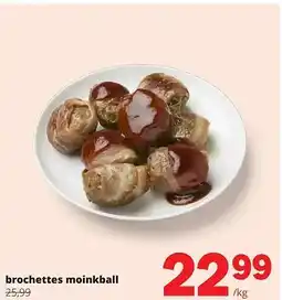 Spar brochettes moinkball aanbieding