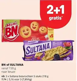 Spar Sultana bosvruchten 5 stuks 218 g aanbieding