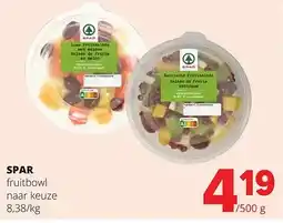Spar SPAR fruitbowl naar keuze aanbieding