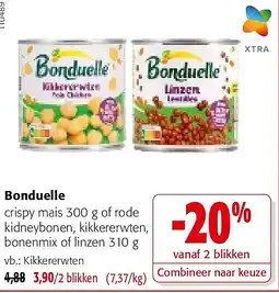 Colruyt Bonduelle Kikkererwten aanbieding